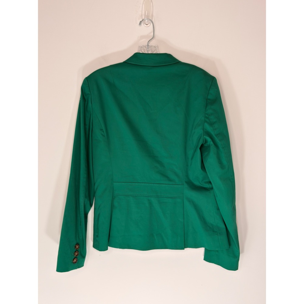 Banana Republic Green Blazer Women's Basic Office Work Career Business Size 8 - Picture 10 of 13